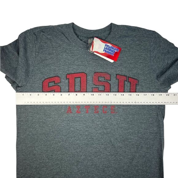 San Diego State University SDSU Aztecs NCAA Dark Grey T-Shirt Size Medium - Picture 4 of 6